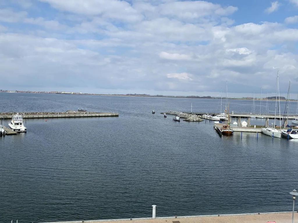 Ferienwohnung Hafenblick Wiek auf Rügen Esterno foto